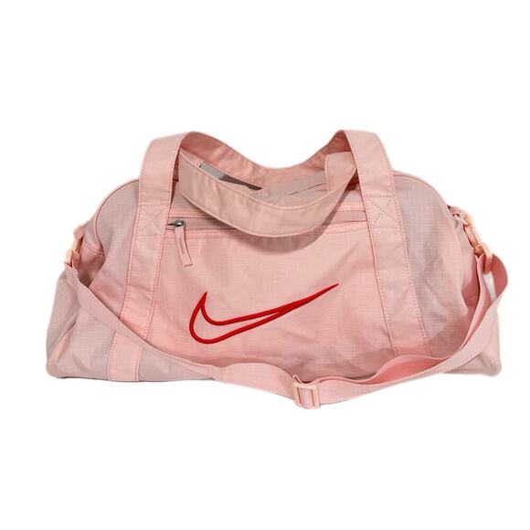 Nike Women's Gym Club Duffel Bag - 24L - Pink Travel Carry On Crossbody Strap - Picture 1 of 13